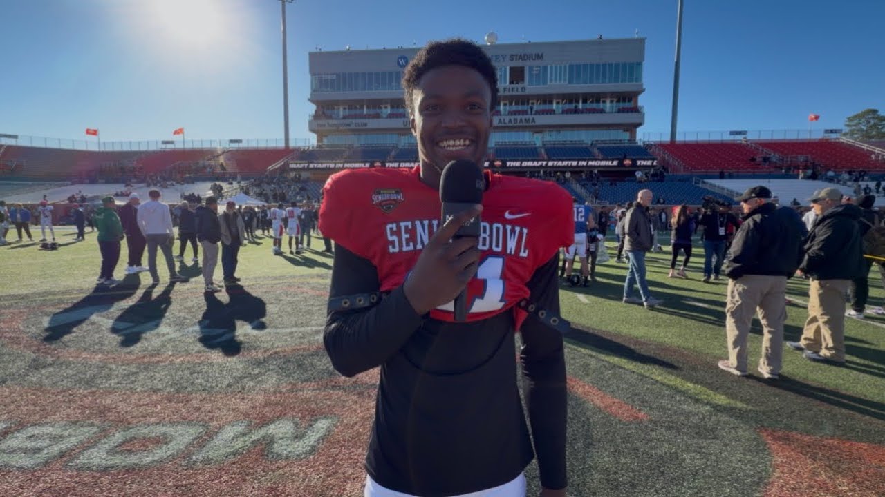Пополняйте запасы: Бад Кларк демонстрирует отличные результаты на Senior Bowl 2026 года.