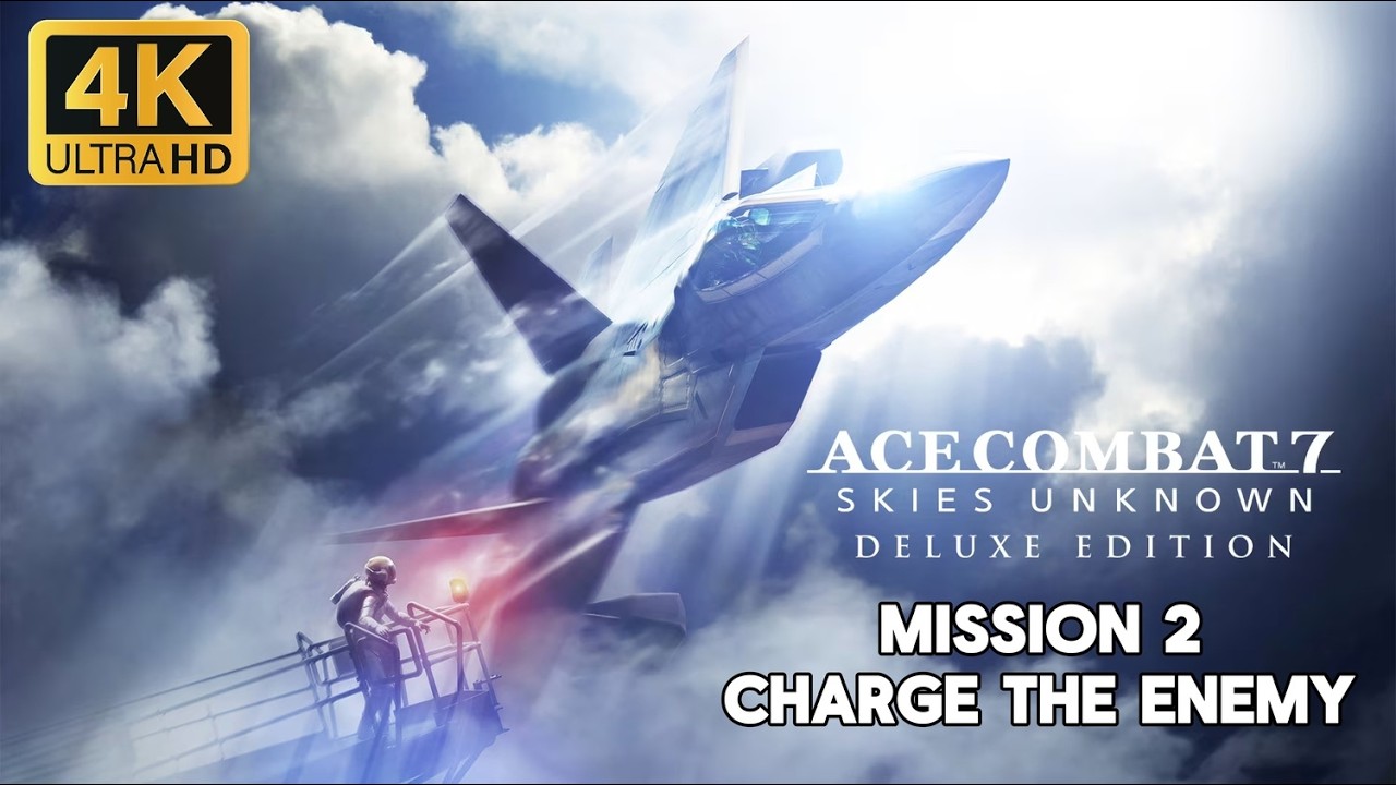 Ace Combat 7 PS5 – Mission 02 Charge the Enemy | Operation Eastern Wind | 4K 60FPS No Commentary