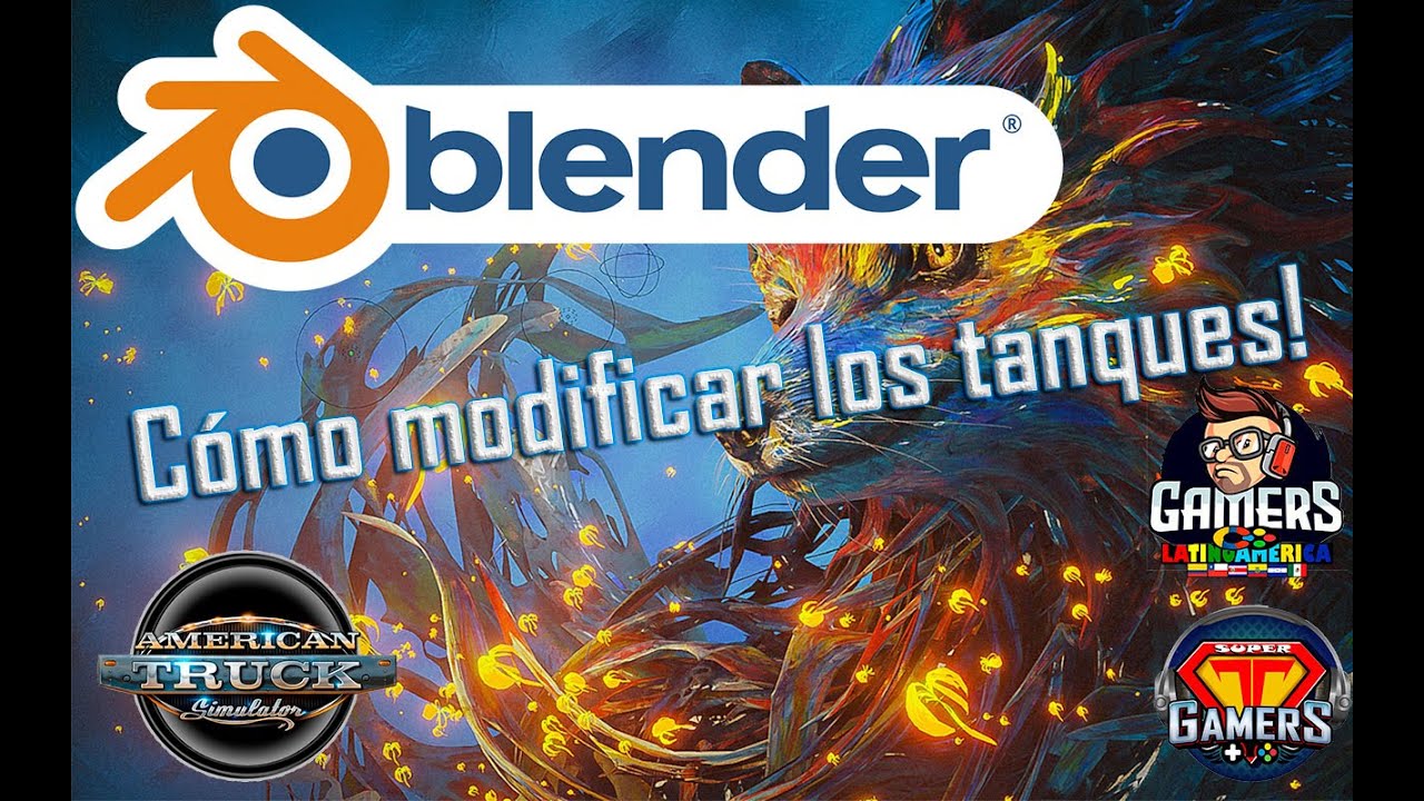 #ATS #Blender - Cómo agrandar los tanques de un Camión