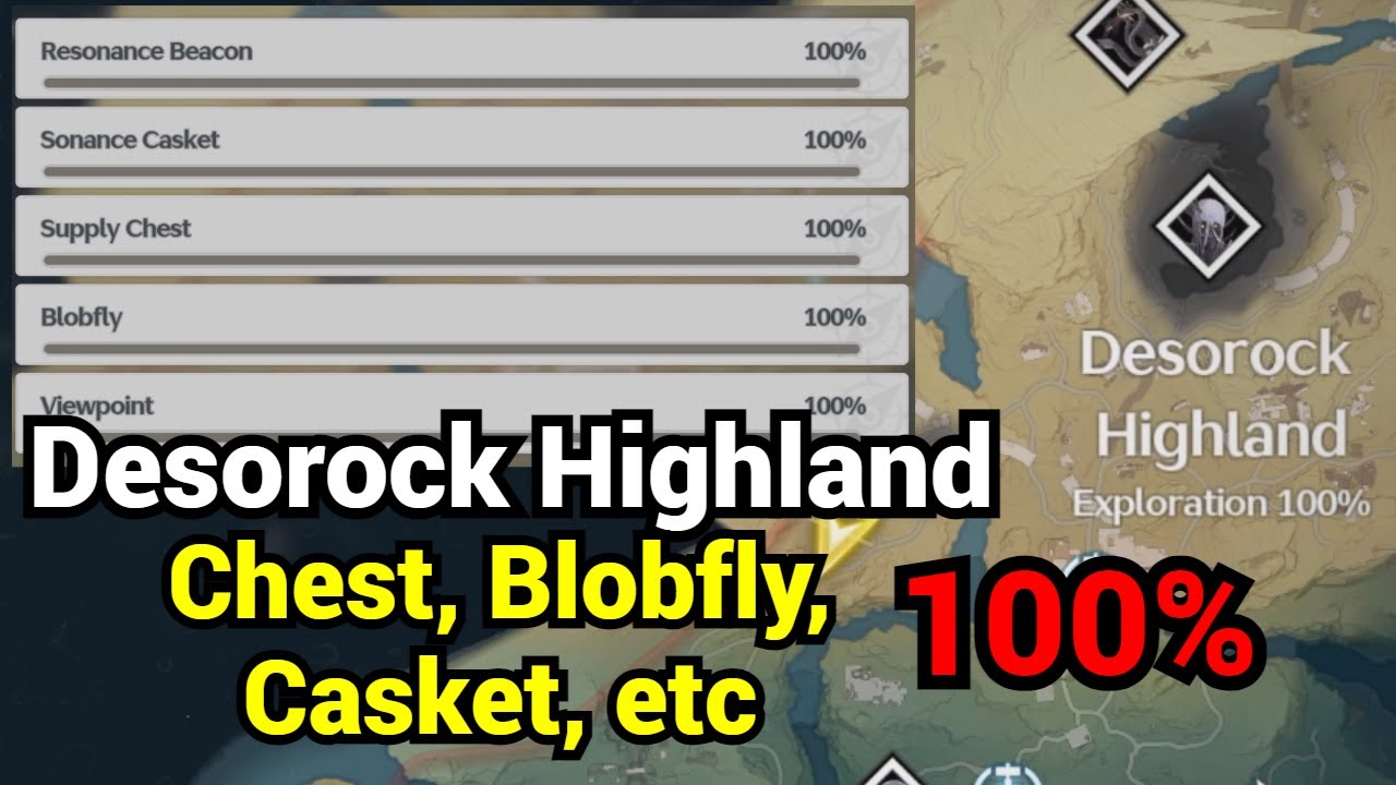 Desorock Highland 100 Exploration | Wuthering Waves
