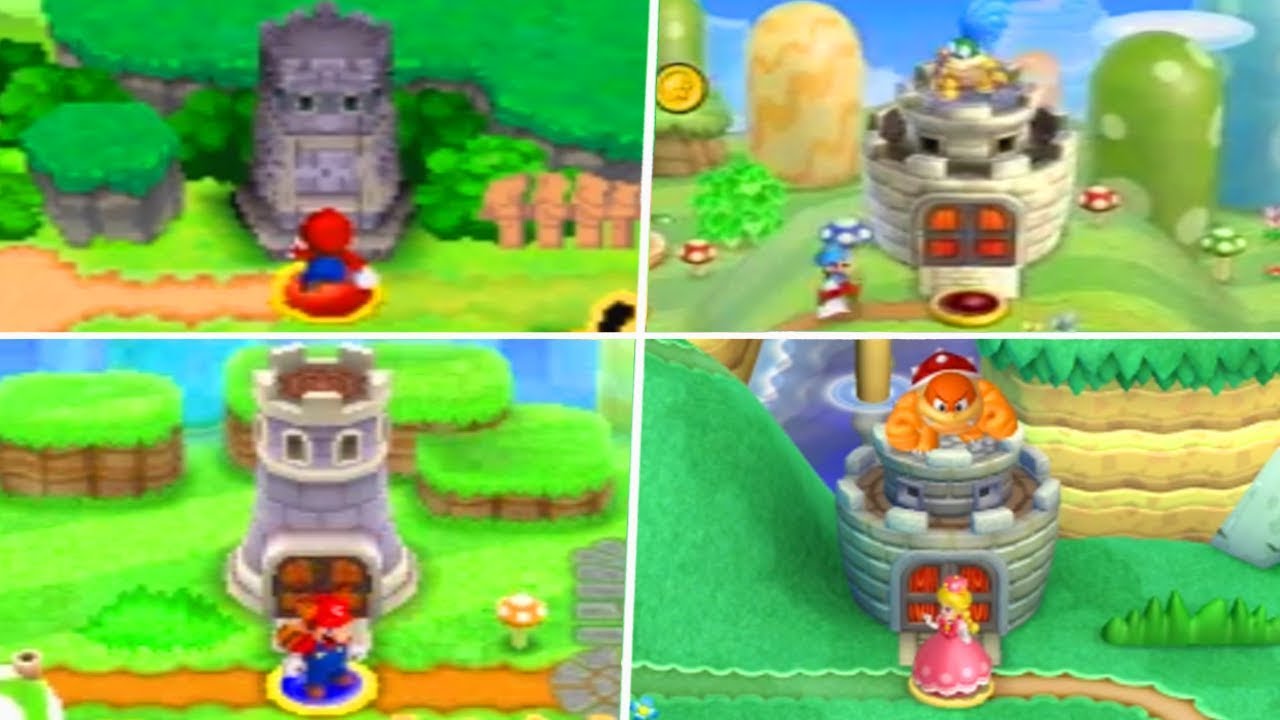 Evolution of Tower Levels in Super Mario Games (2006 - 2019)