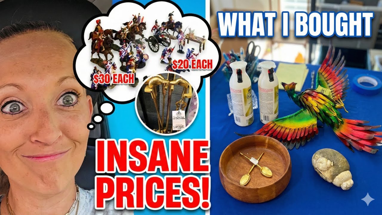 I ALMOST LEFT EMPTY HANDED! Overpriced Estate Sale Madness | Yard Sale Thrifting Coast to Coast