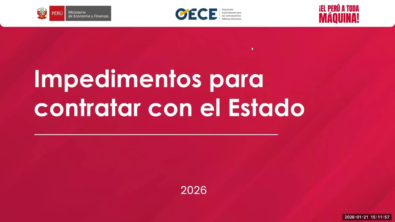 Impedimentos para contratar con el Estado