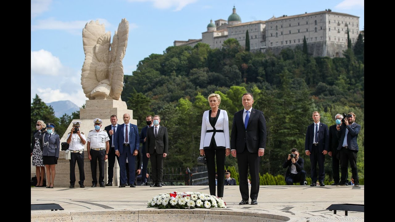 Para Prezydencka na Monte Cassino
