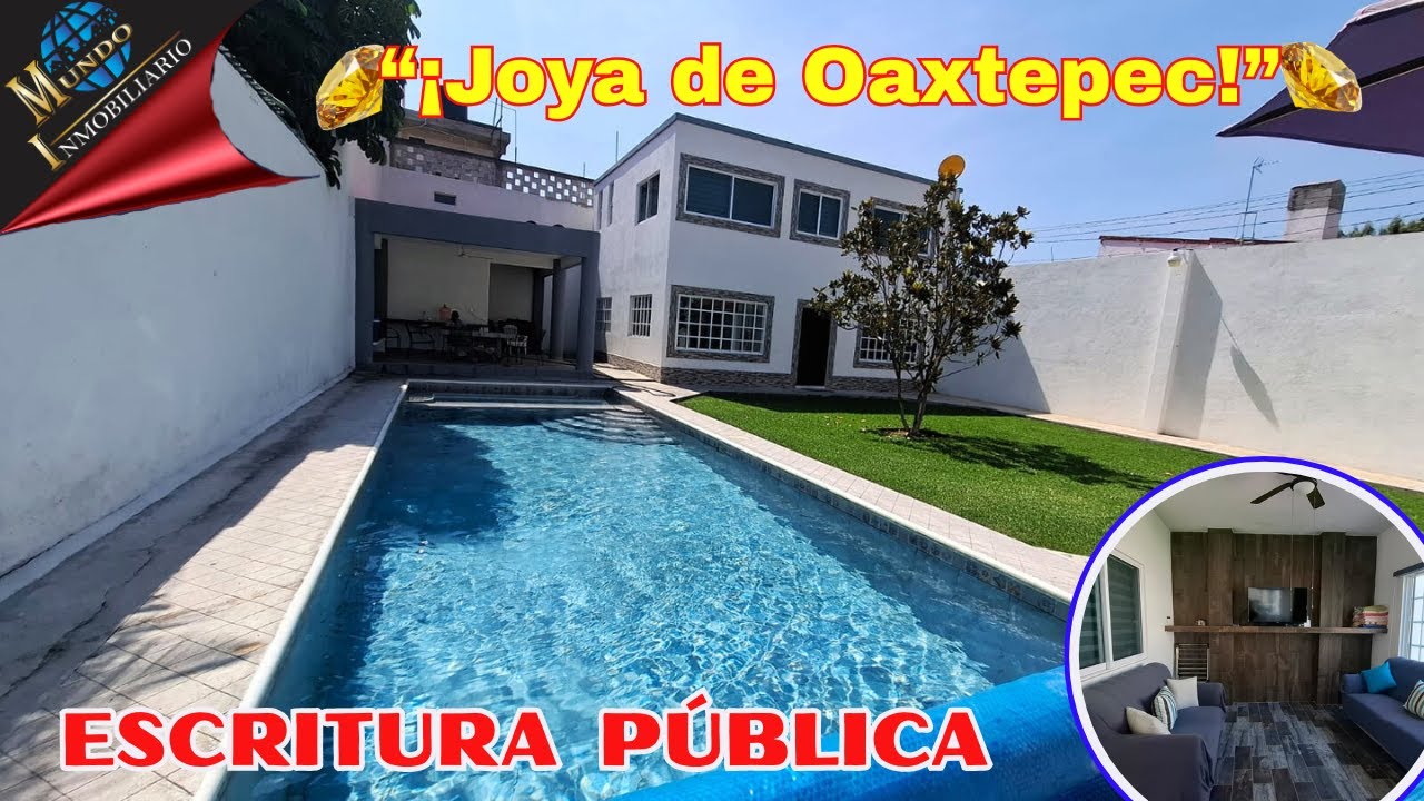 🏡 La casa con alberca más bonita de Oaxtepec… ¡y está en venta! 🌴🔥