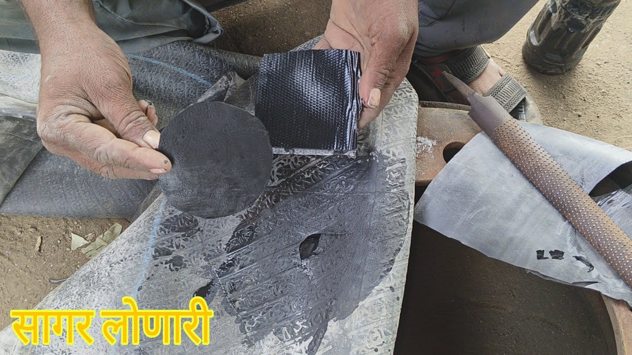 फटे हुए ट्यूब का पंचर बनाने का सही तरीका