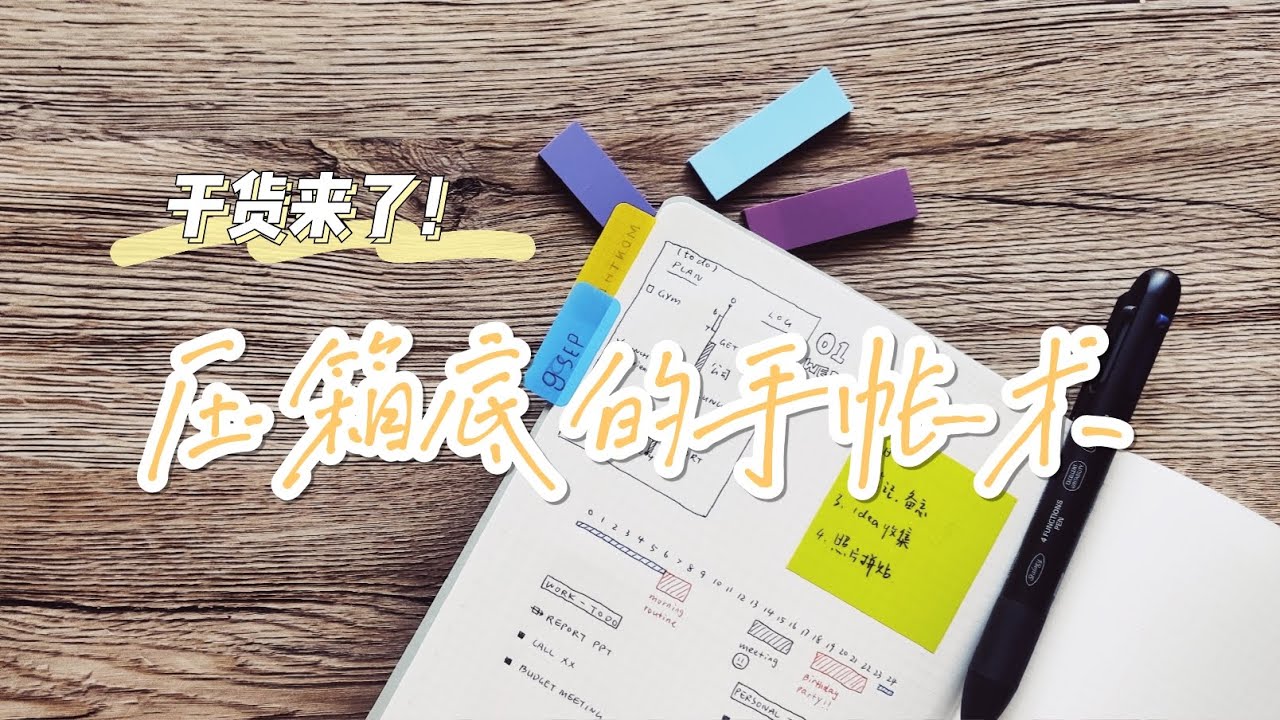 压箱底的手帐术首次分享 | 今天的手帐真的不要手，但是要逻辑和思考 | 不是闷