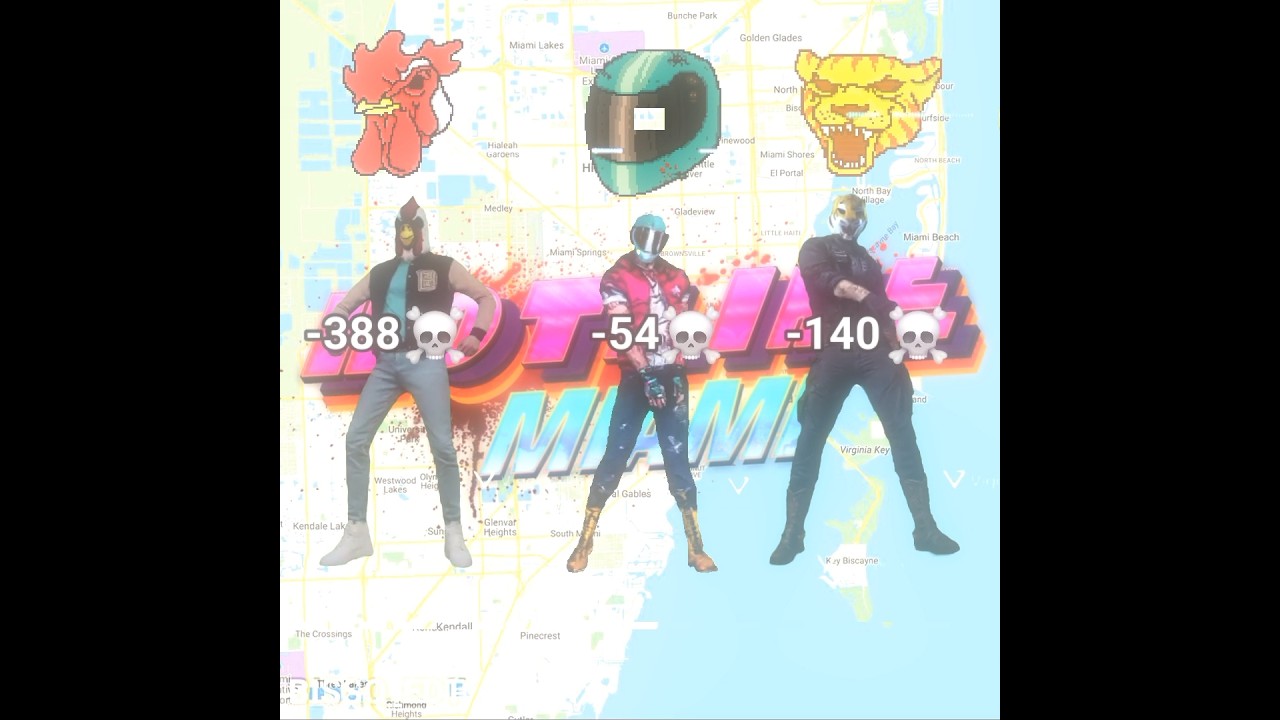 This trio is brutal | Hotline miami | Hotline miami edit | Number twerknation28 |#edit#fyp#shorts