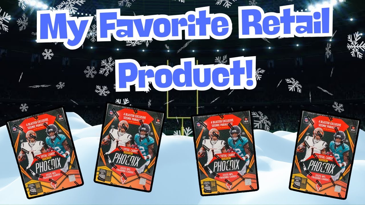 Потрясающий рождественский вечер!!! Наборы Phoenix Football Hobby Blaster Boxes 2025 года!