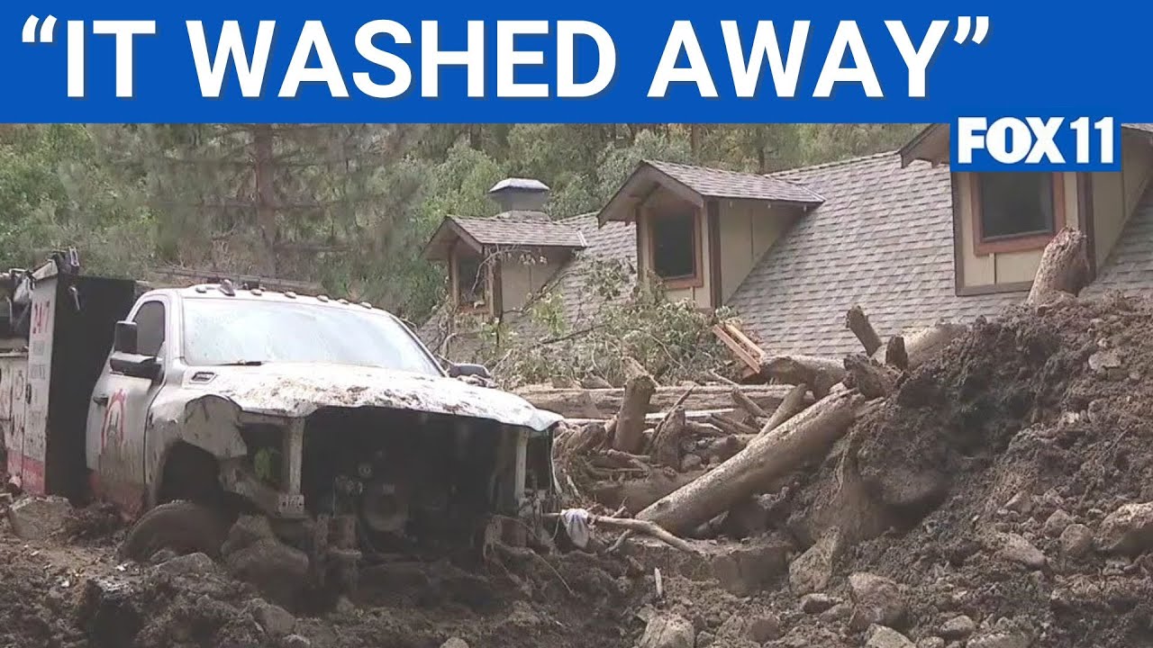 Homes destroyed in Forest Falls mudslide | FOX 11 LA