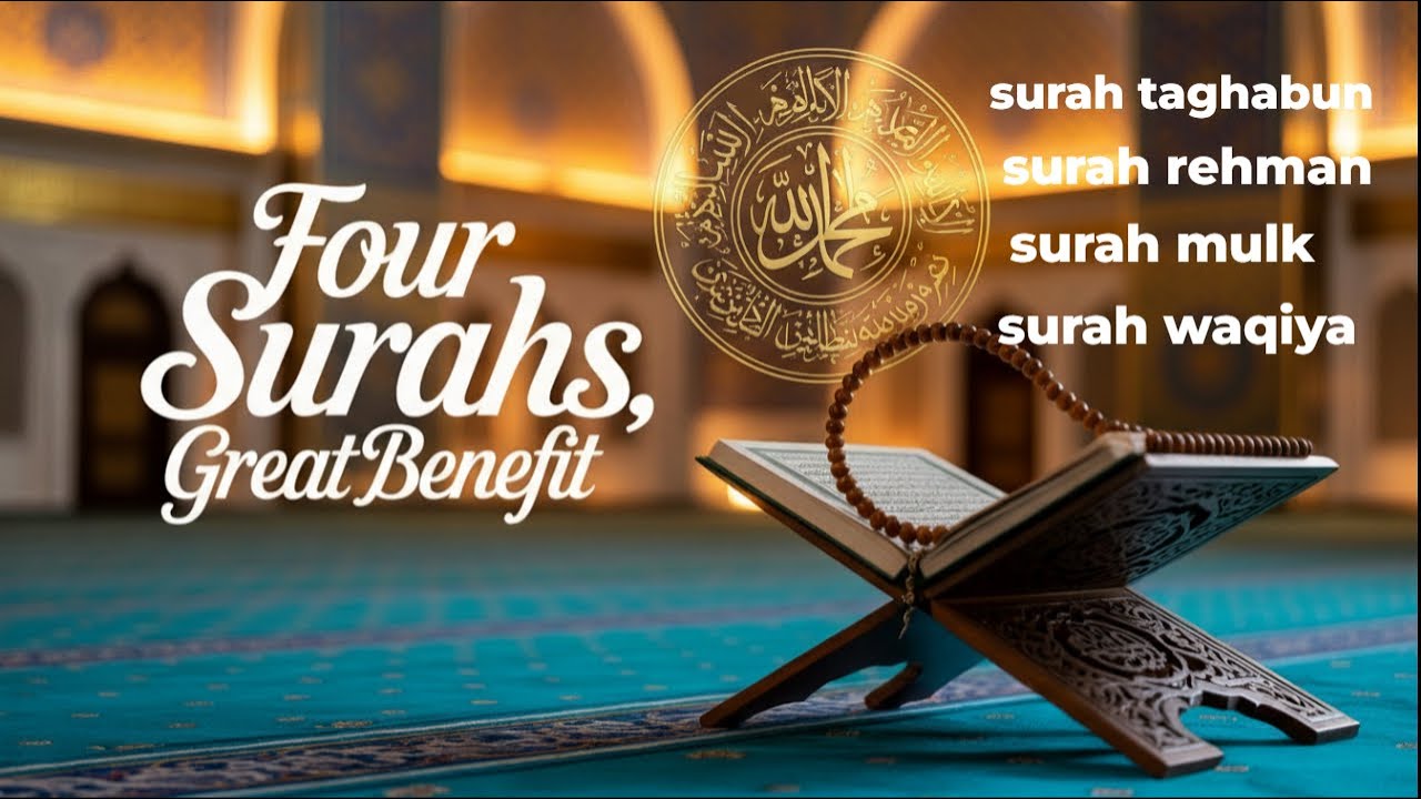 Shifa for Rizq & Barkat | Surah Waqiah, Rehman, Mulk & Taghabun