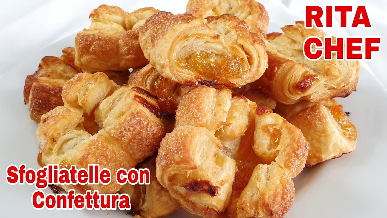 Легкий рецепт⭐СЛОЕНОЕ ТЕСТО С ВАРЕНЬЕМ🇮🇹РИТА ШЕФ-ПОВАР⭐