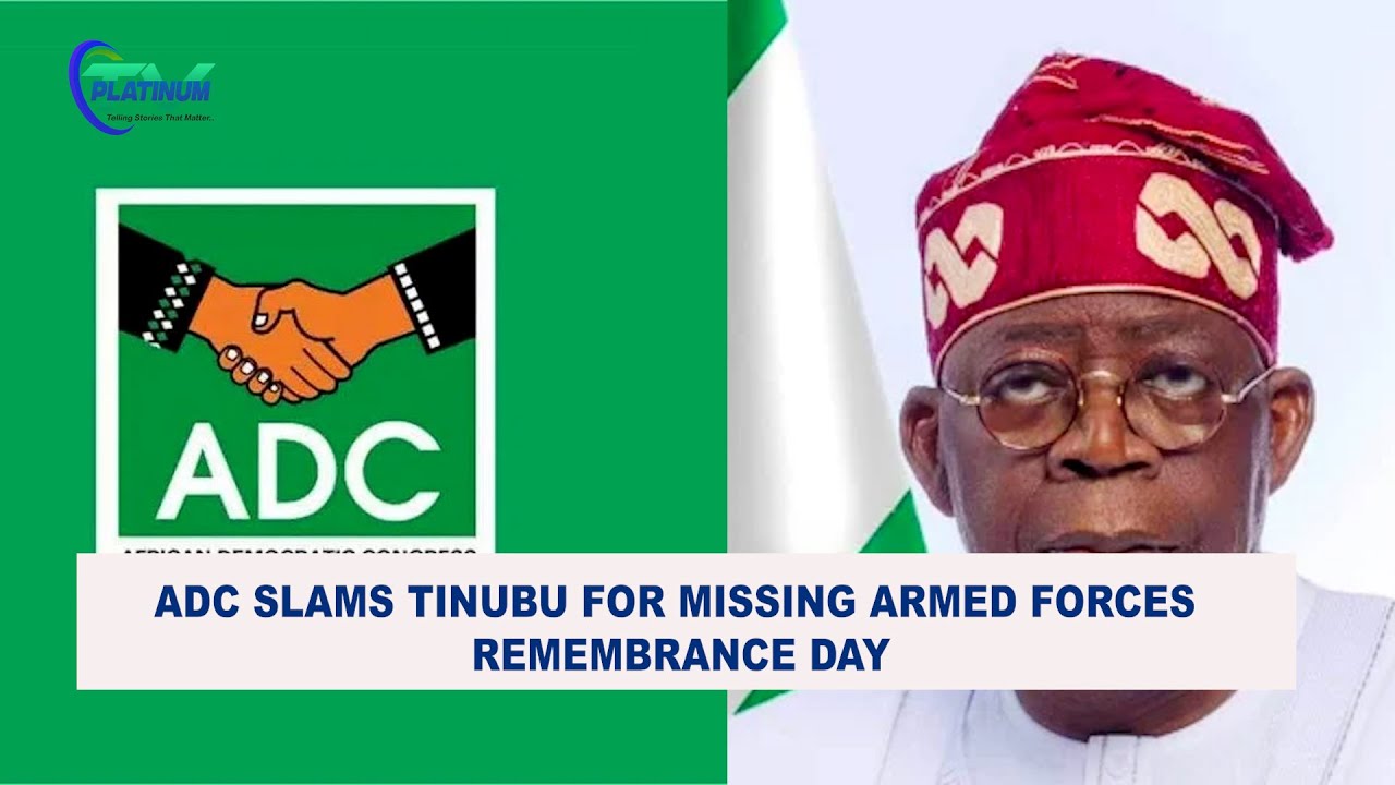 ADC Slams Tinubu for Missing Armed Forces Remembrance Day