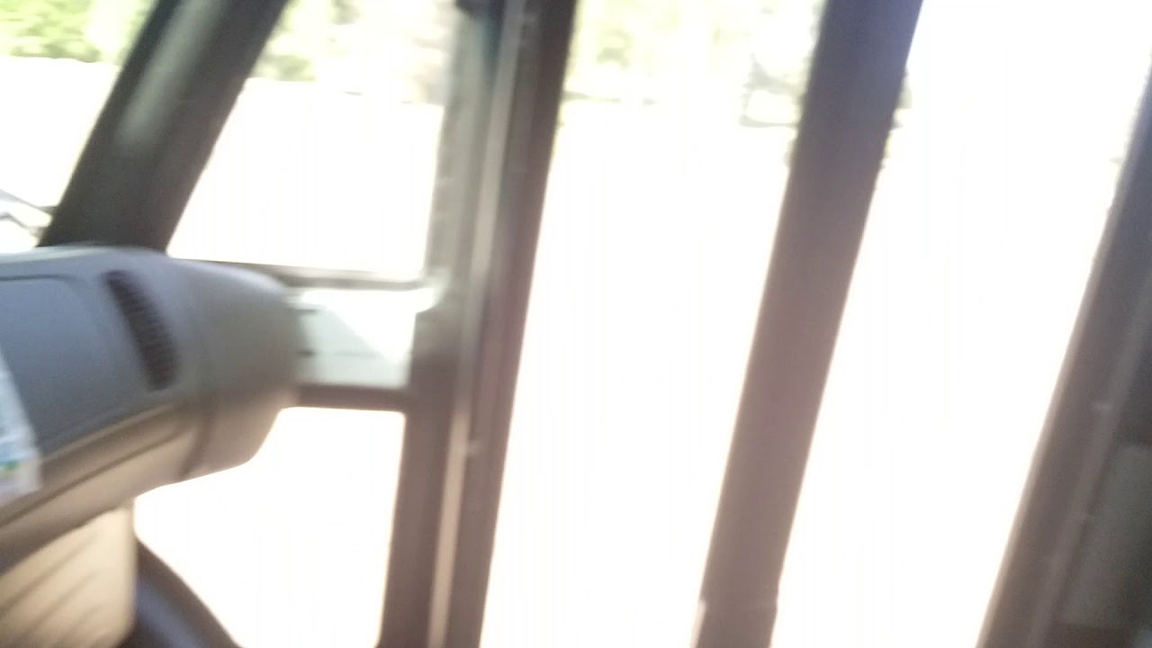 School bus doors opening