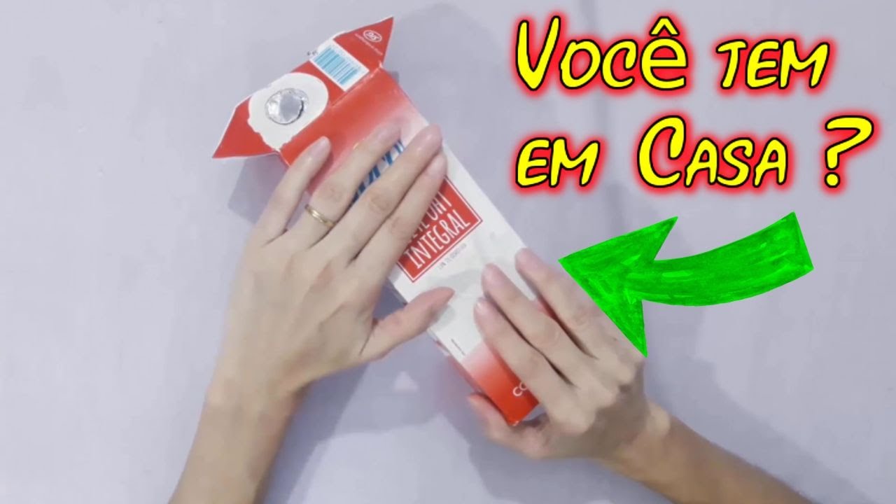 PESO DE PORTA FEITO COM CAIXA DE LEITE ♻️ - Veja Como é Fácil! - @fazerarte