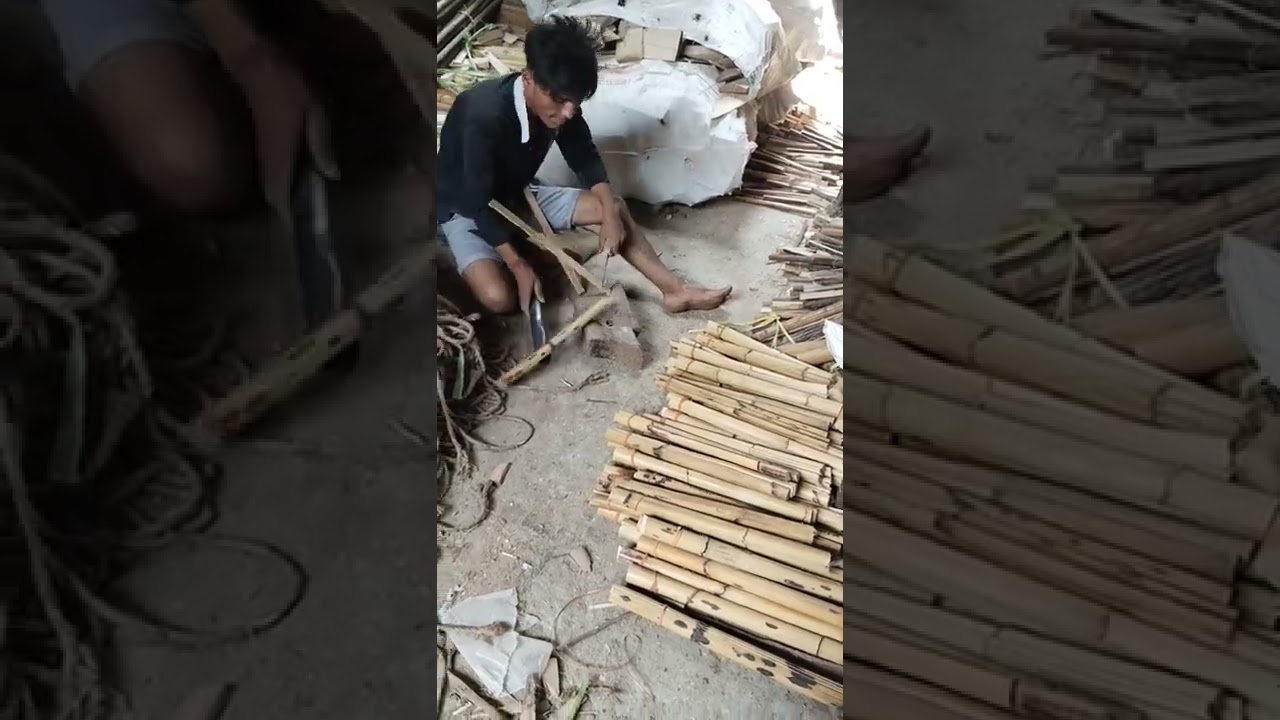 Cricket bat Singapore cane handle making