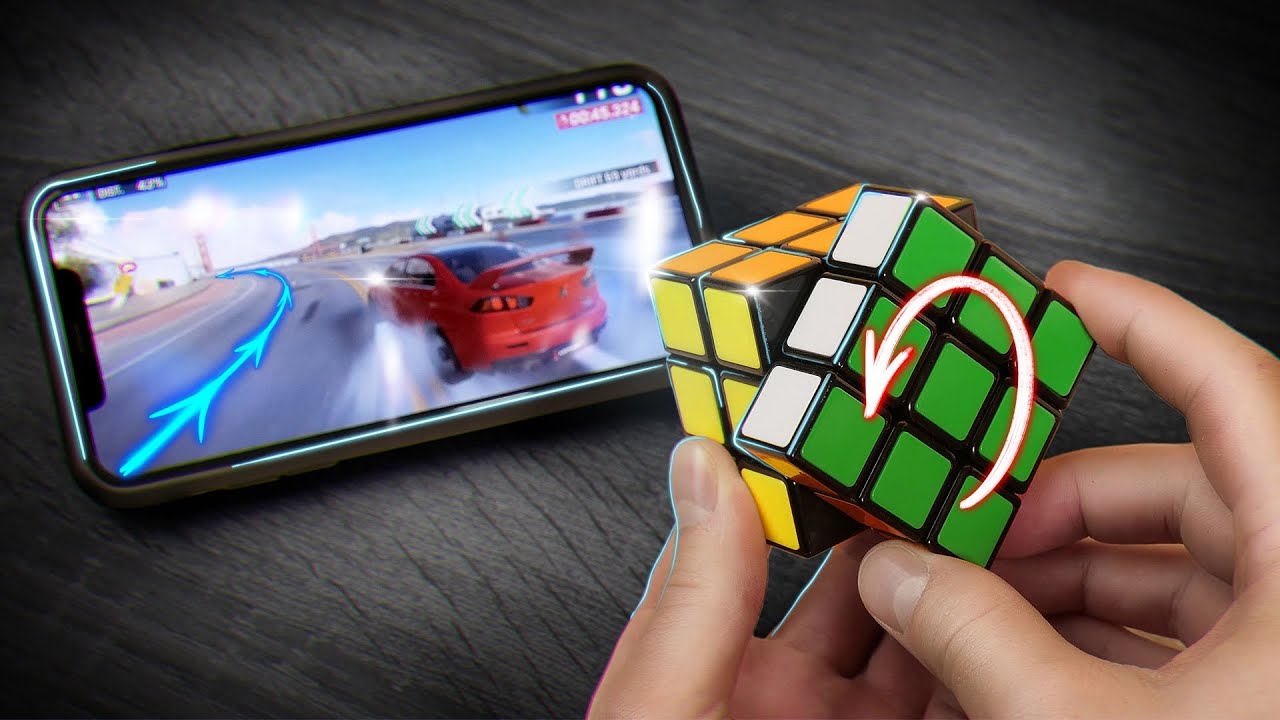 Управляю играми при помощи умного кубика Рубика