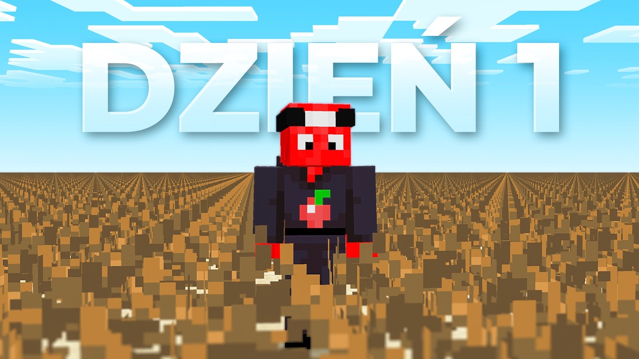 Przetrwałem 100 dni na mapie z SAMYMI PATYKAMI w Minecraft Hardcore