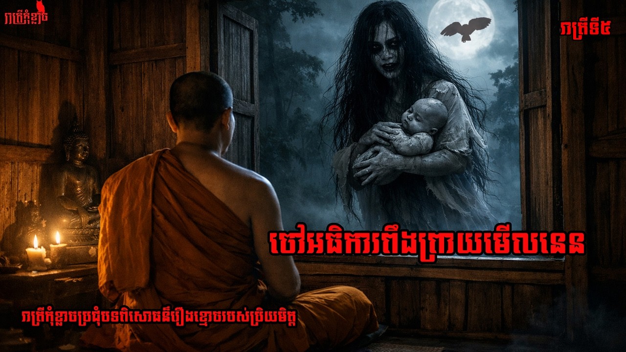 ចៅអធិការពឹងព្រាយមើលនេន | រាត្រីកុំខ្លាច | ReatreyKomklach Stories | រាត្រីទី5