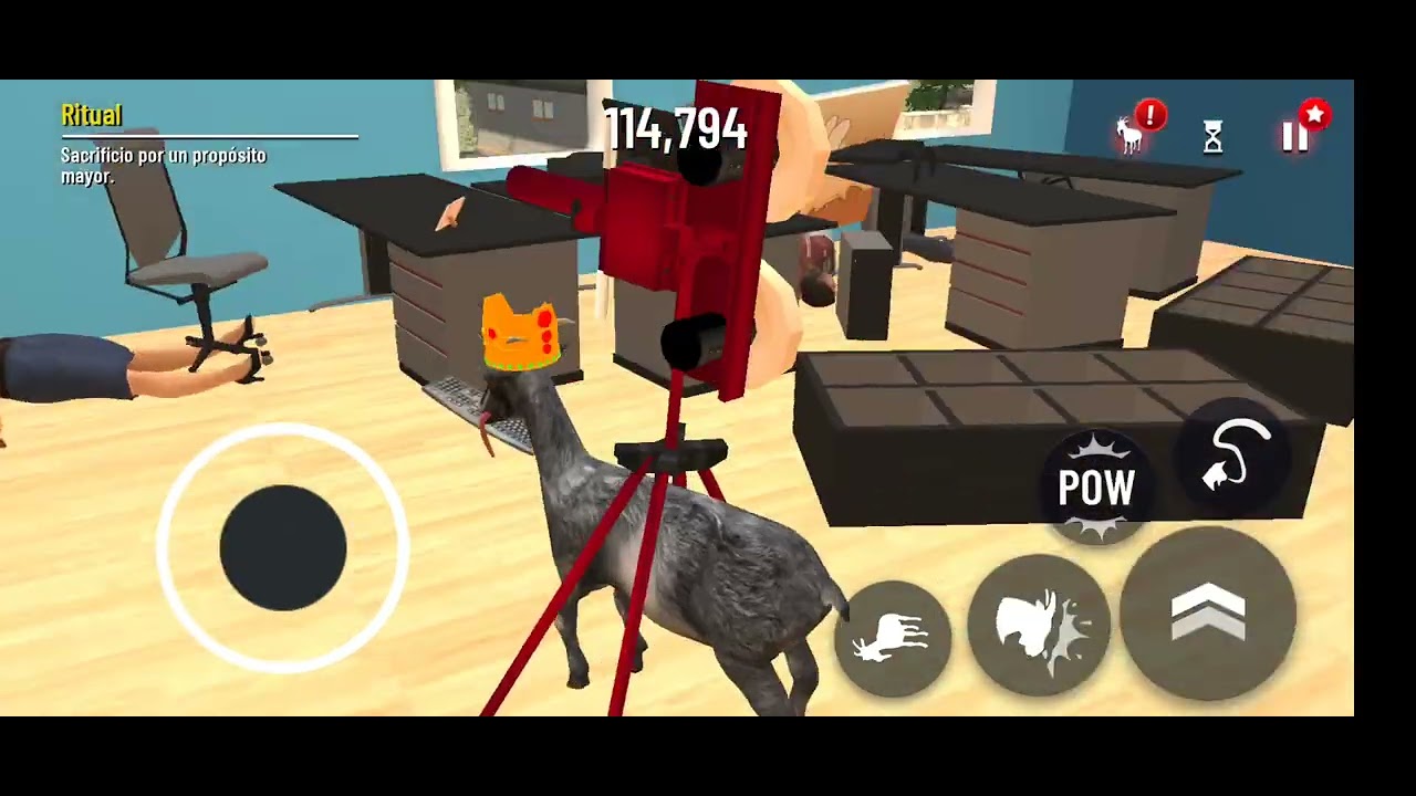 Jugando Goat Simulator Parte 1