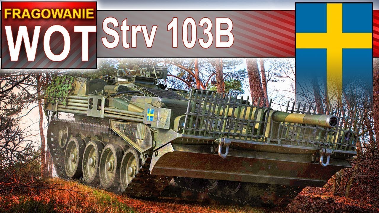 Strv 103B na idealnej mapce do kampienia - World of Taanks