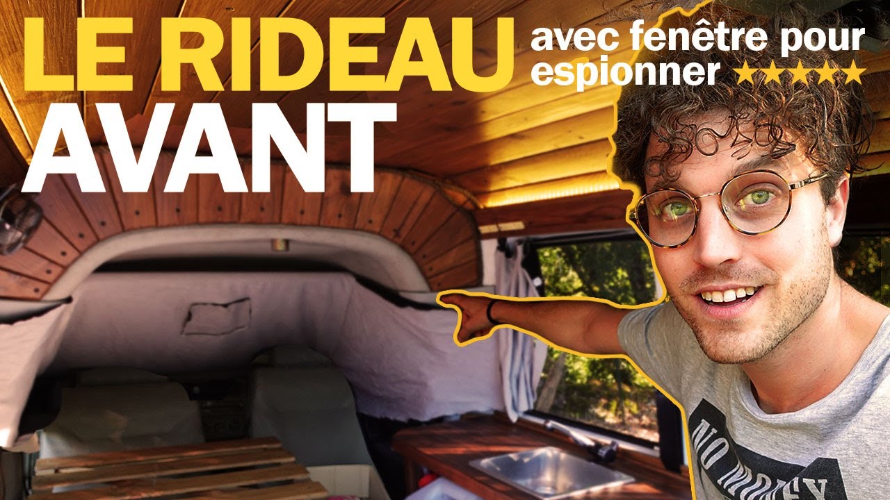 32. Le RIDEAU PARFAIT pour fourgon aménagé - aménagement bricolage DIY Kangoo Partner Caddy