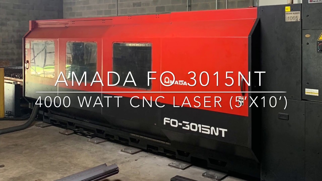 Custom Fab- AMADA FO-3015NT 4000W Laser Cutter