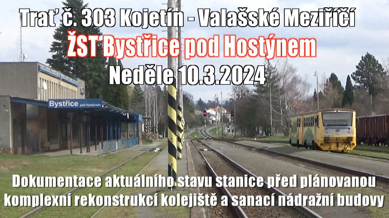 24.03.10 Dokumentace žel. stanice Bystřice pod Hostýnem před plánovanou rekonstrukcí