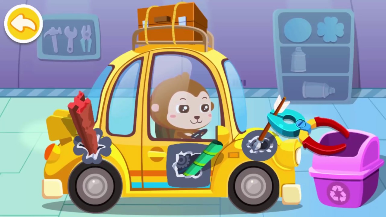 洗車ごっこ＆修理ごっこ | 車をあらおうね | 子供向け知育アプリ | 赤ちゃんが喜ぶアニメ | 動画 | BabyBus