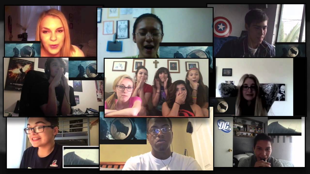 Batman VS Superman trailer reactions compilation