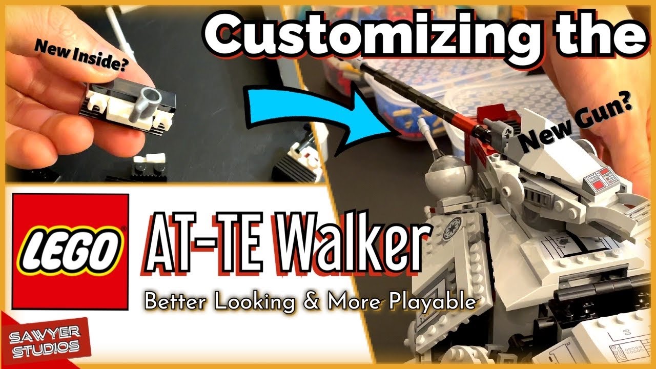 Customizing the LEGO Star Wars AT-TE Walker 75337