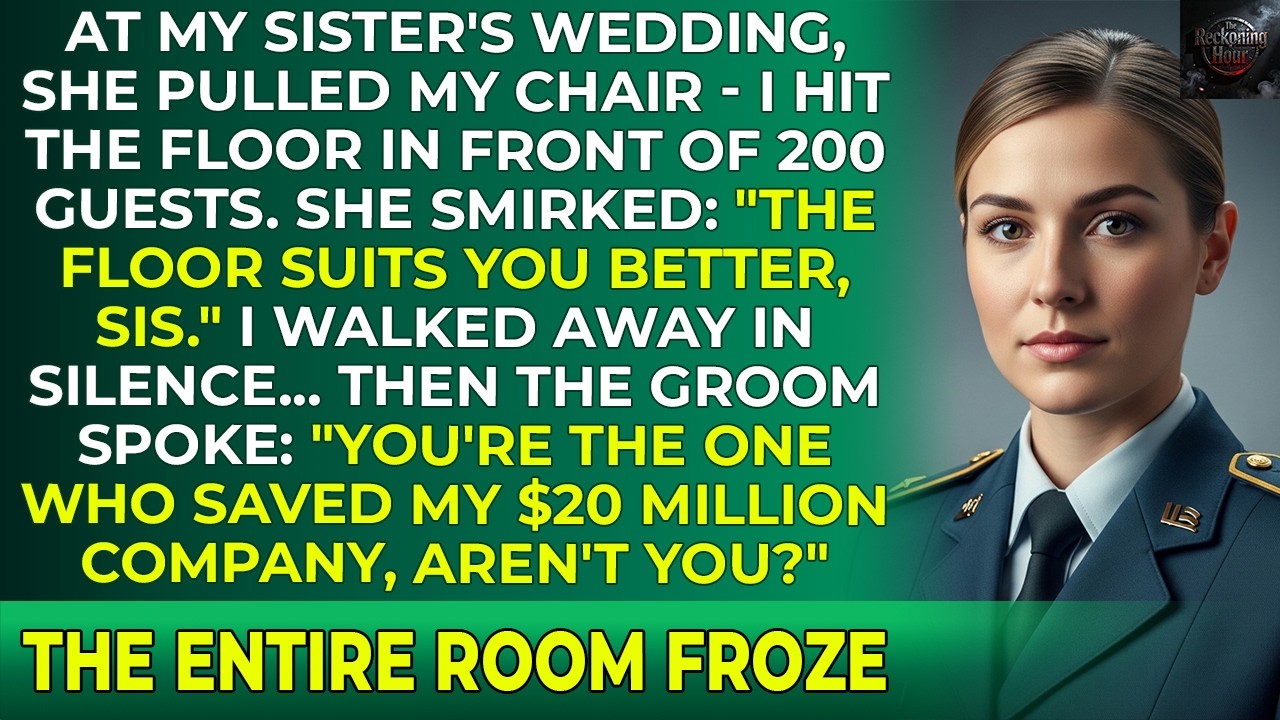 At My Sister’s Wedding, She Pulled My Chair In Front Of 200 Guests—Then The Groom Froze The Room