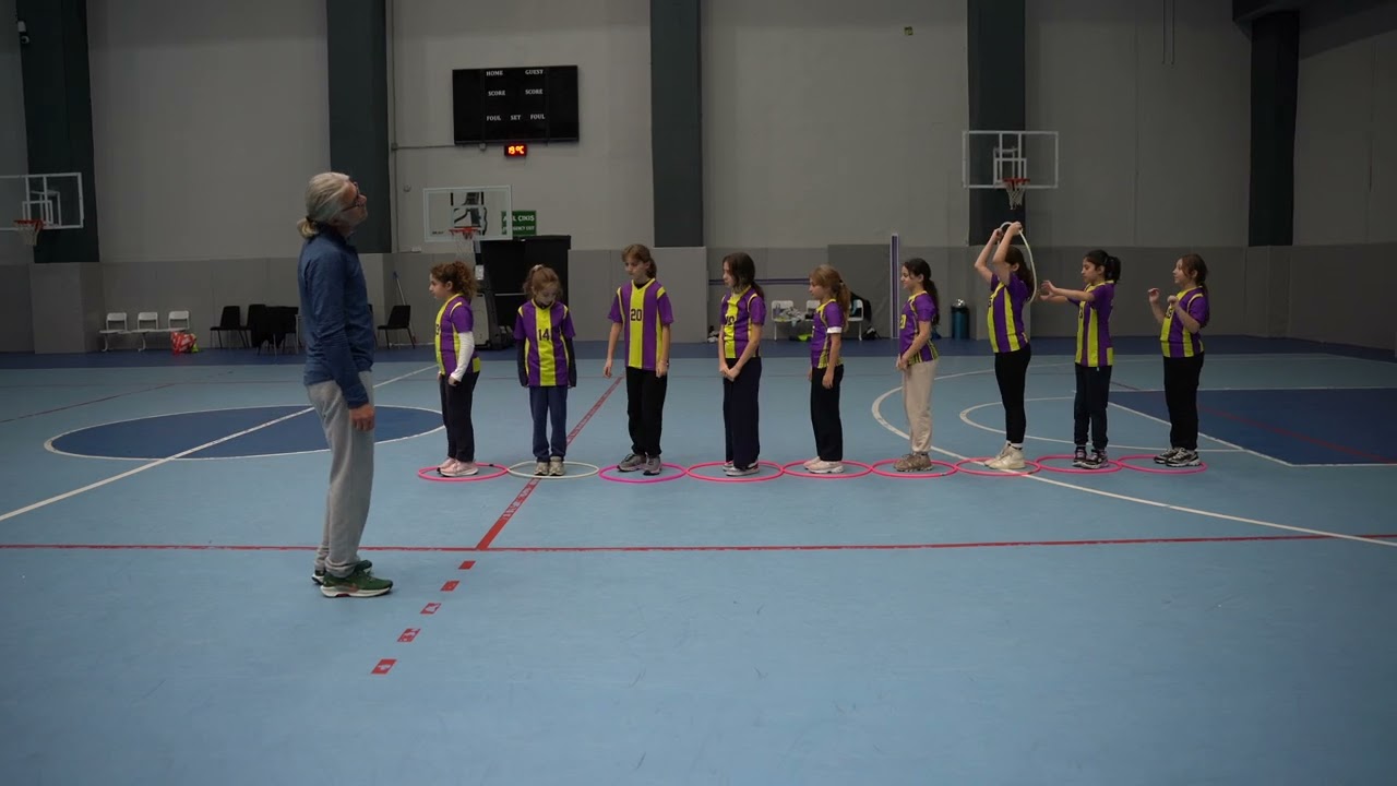 İlkokullar Fiziksel Etkinlik Yarışmaları  -  Çemberle İş Birliği Oyunu