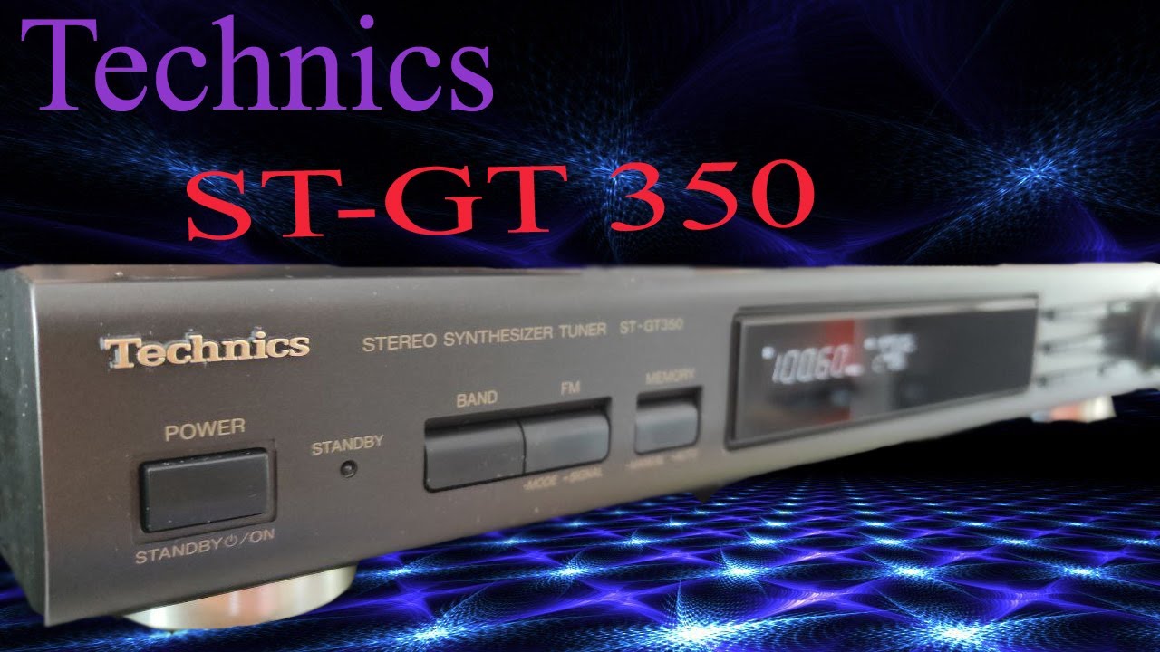 Technics ST-GT 350 настройка тюнера, обзор основных функций