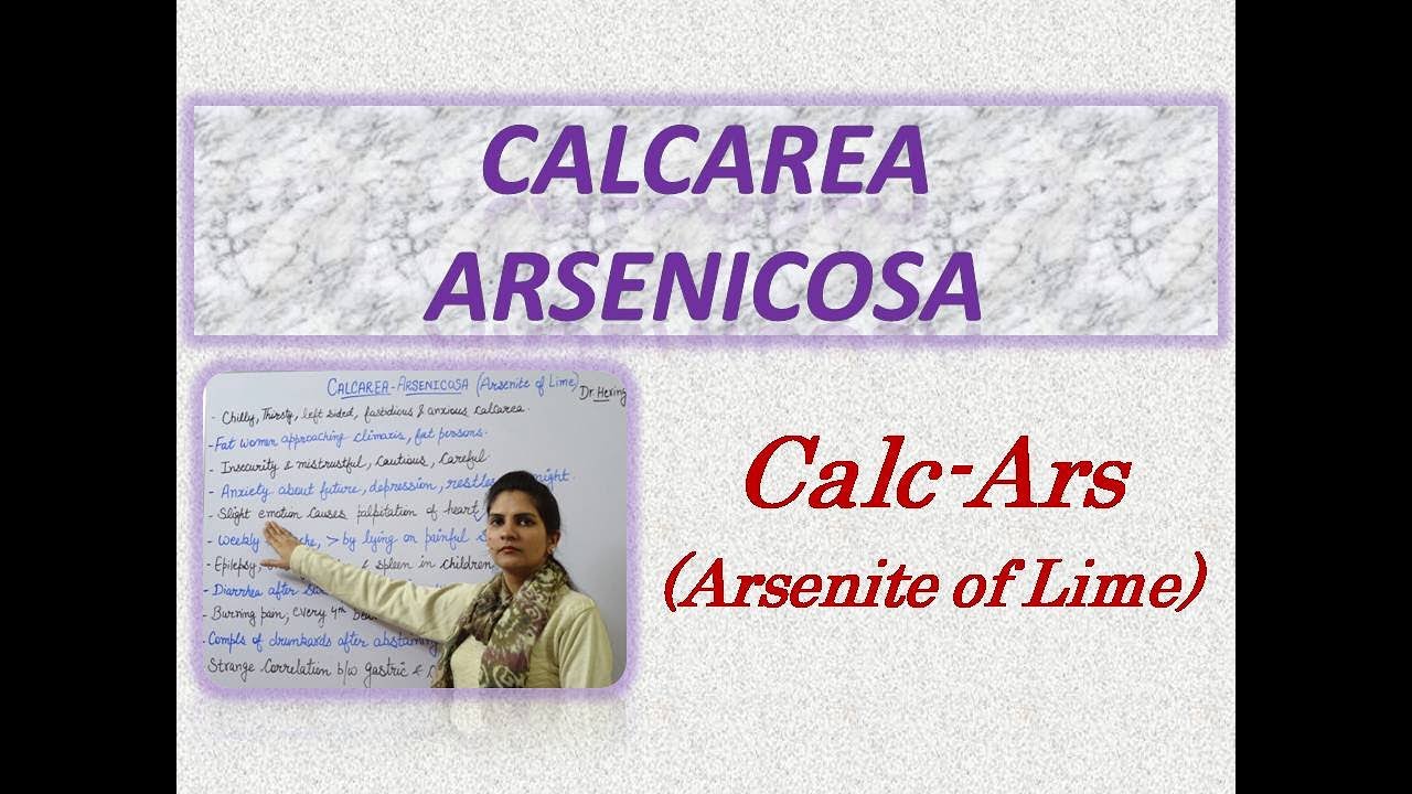 Calcarea Ars Drug Picture/ Calc Ars in Hindi/ Calc Ars Symptoms!!!!