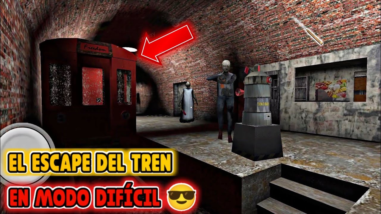 GRANNY 3 ESCAPE DEL TREN 🚆|| MODO DIFÍCIL