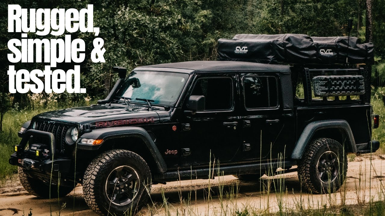 Our Overland Build...So Far! A quick walk around of our  Jeep Gladiator Rubicon Built For Adventure!