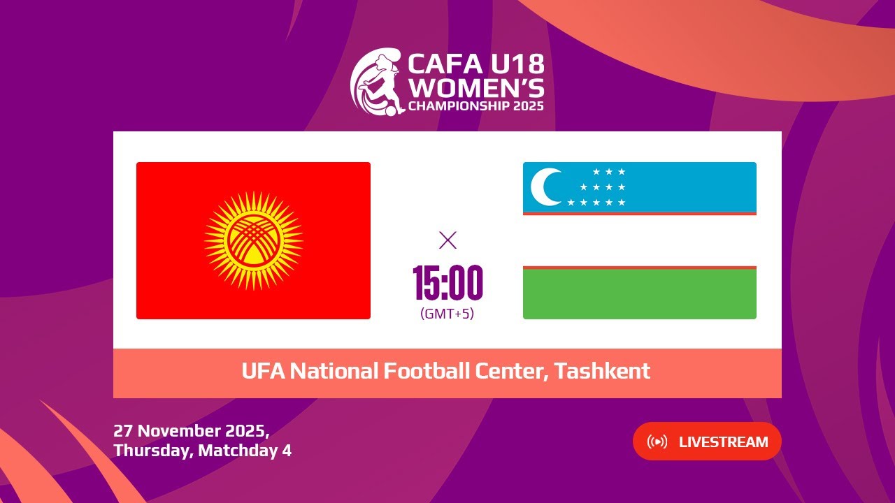 Kyrgyz Republic vs Uzbekistan | CAFA U18 CHAMPIONSHIP 2025