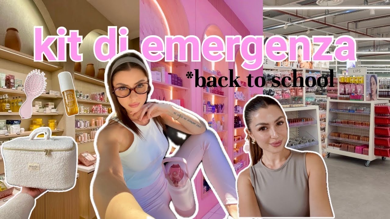 🎀 KIT DI EMERGENZA per la scuola/università #backtoschool 