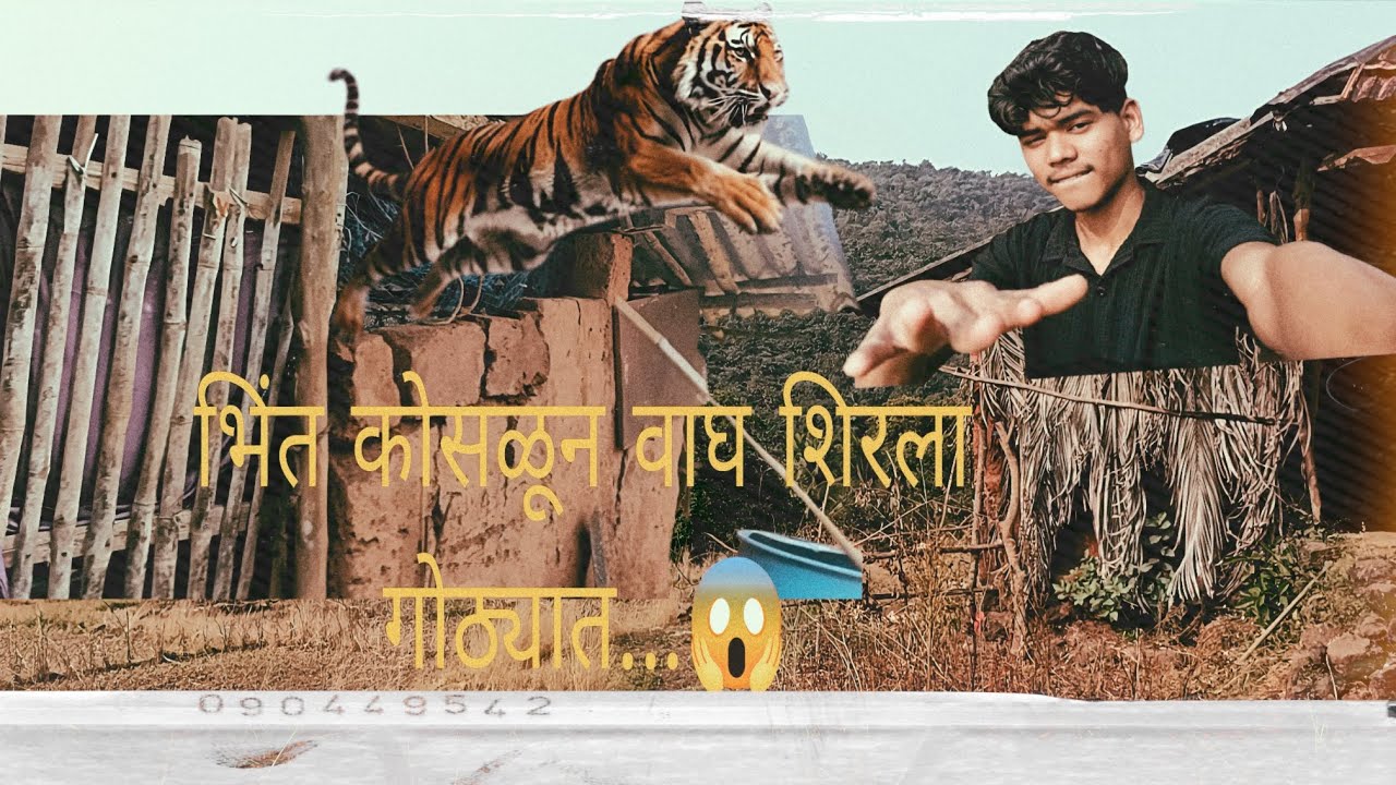 Day 2 || #dailyvlog || भिंत कोसळून वाघ शिरला गोठ्यात 😱 || Nick is vloger || #marathi Vlog's ||