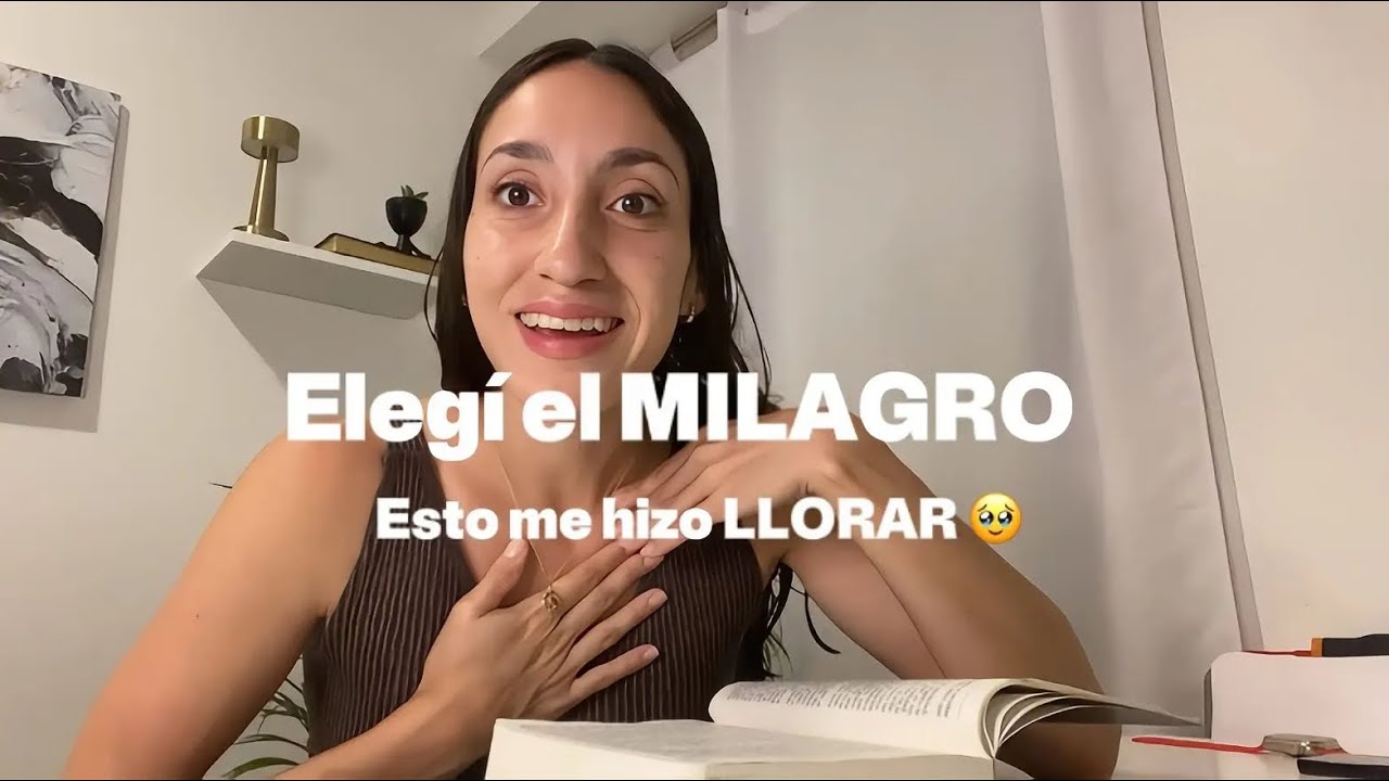 Cómo cambiar tu realidad cuando estás agotada (Elegí el Milagro) ✨