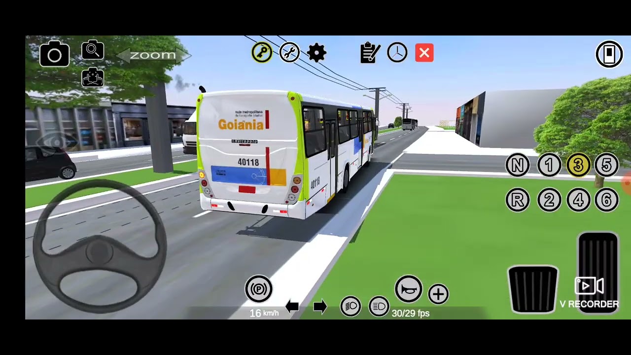 Marcopolo Torino 2007 de Goiânia no proton Bus Simulator #onibus #protonbussimulator 