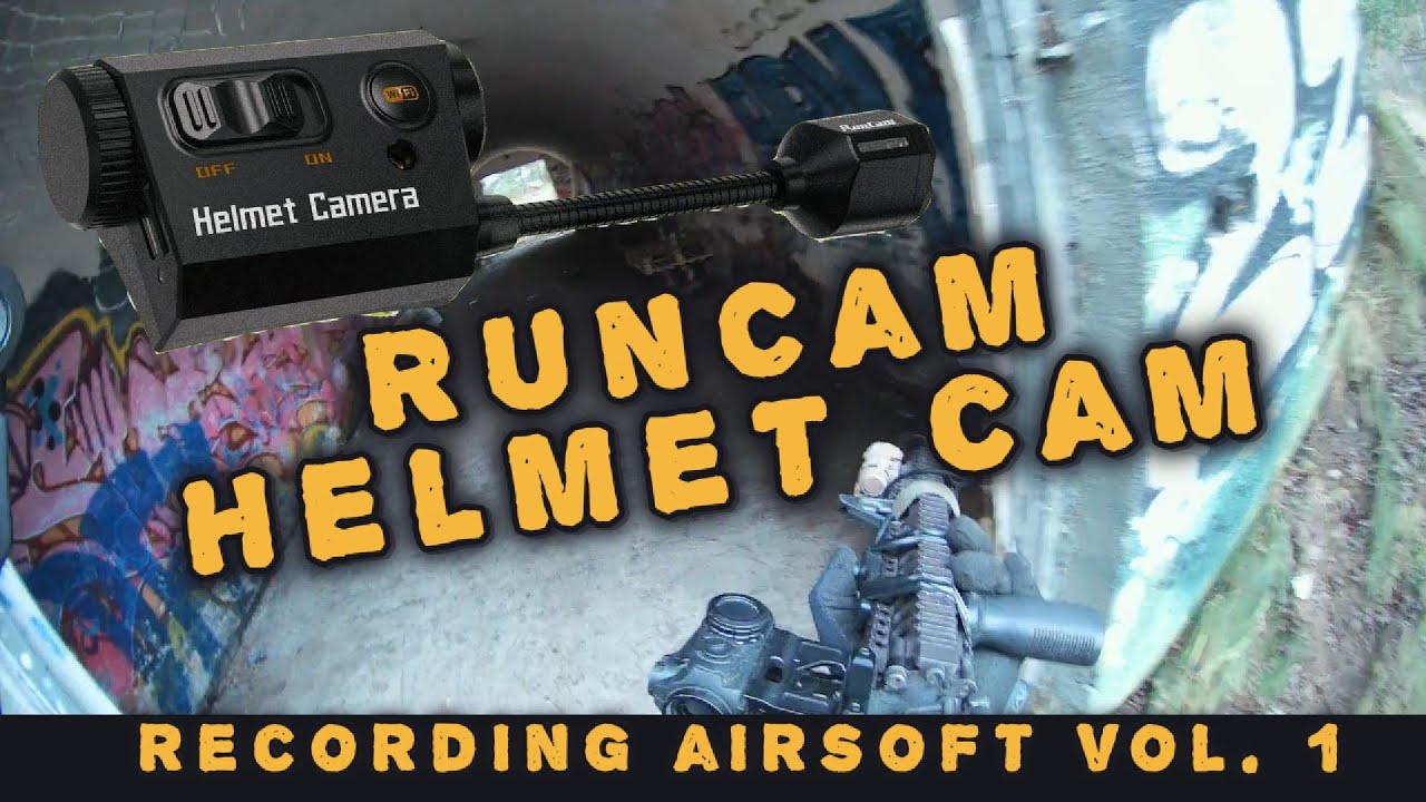 RunCam Helmet Cam overview | RunCam vs GoPro Hero 12 | Recording Airsoft vol. 1