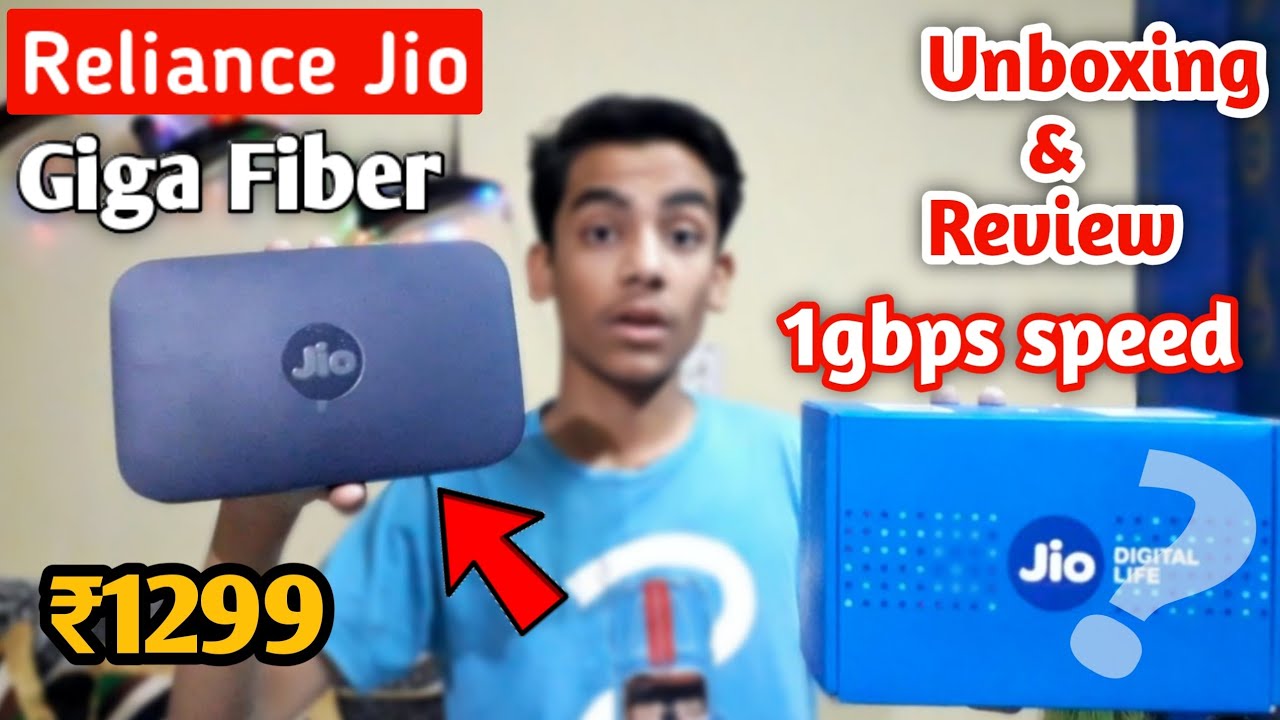 Reliance Jio Giga - Fiber Wifi Unboxing & Review | Specifications & Price In India