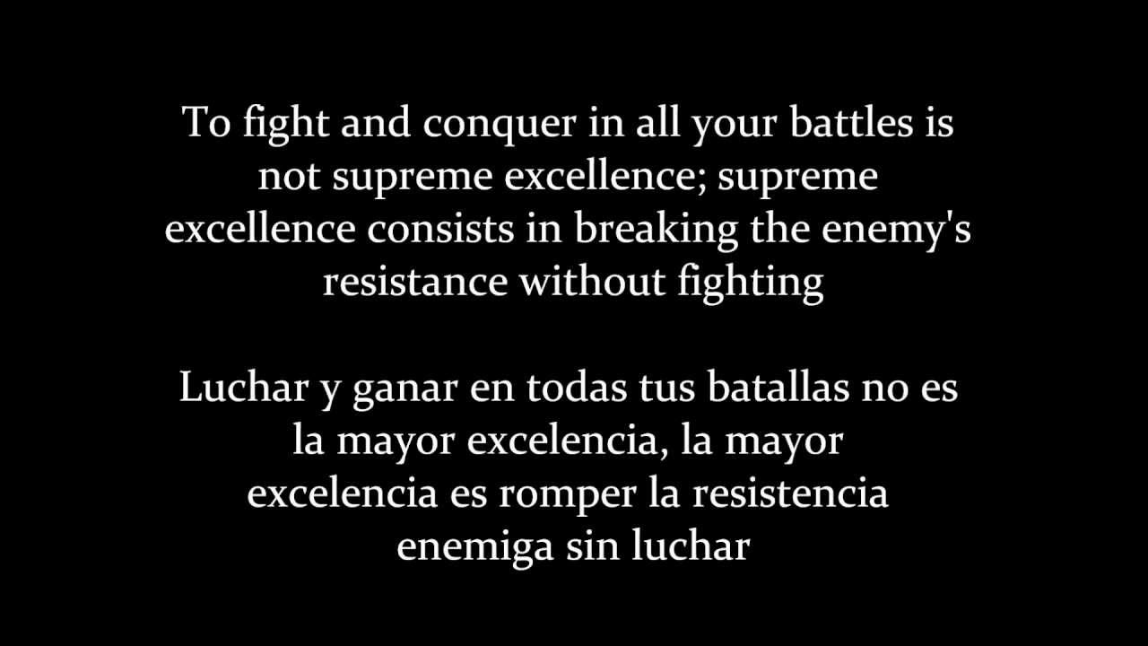 Sabaton ~ Art of War [English Lyrics and Spanish Subs.]