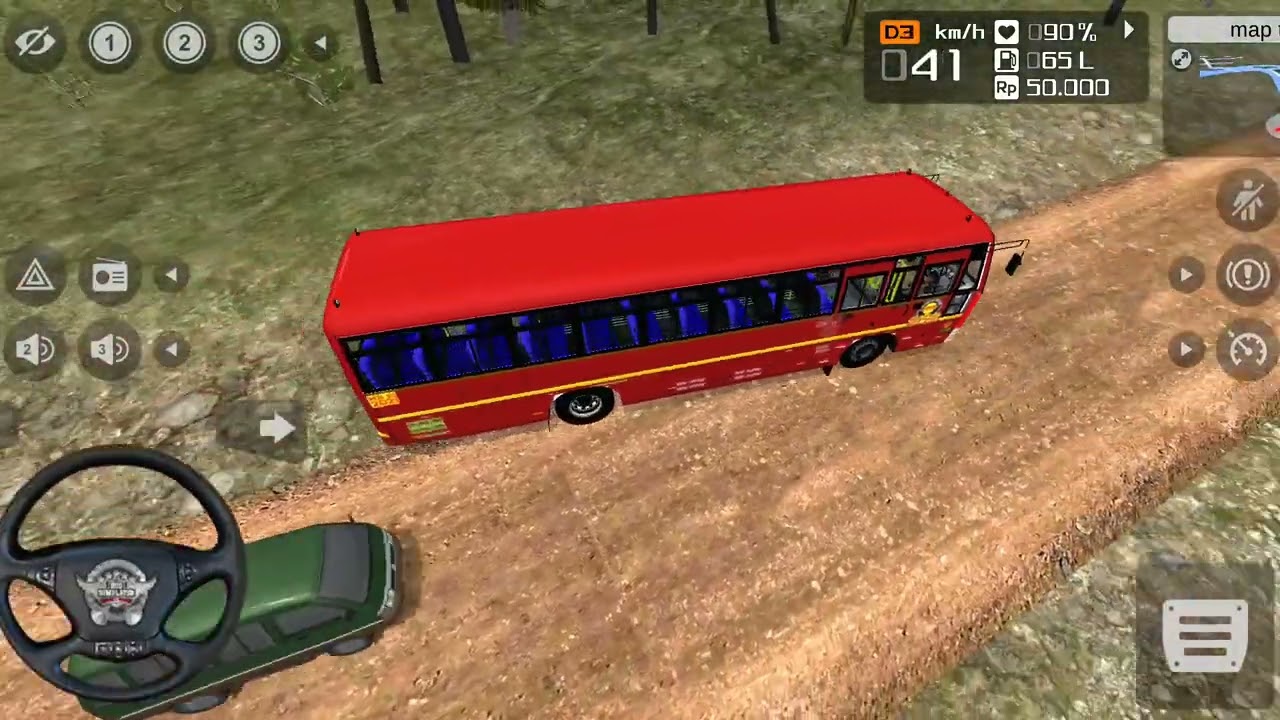 Ashok LeyLand Msrtc Bus mod bussid [Msrtc Bus mod bussid]#bussidindonesia #msrtc #lalpari #viral
