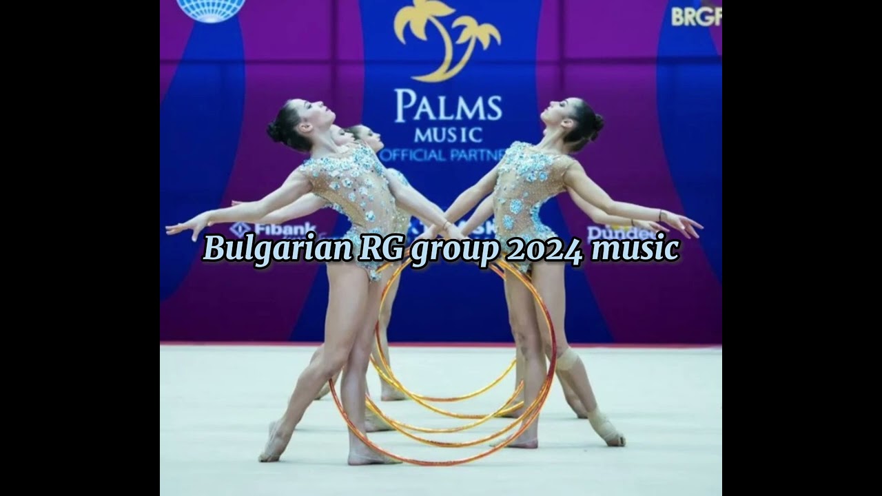 Bulgarian group rhythmic gymnastics 2024 (5 hoops music) 🎶