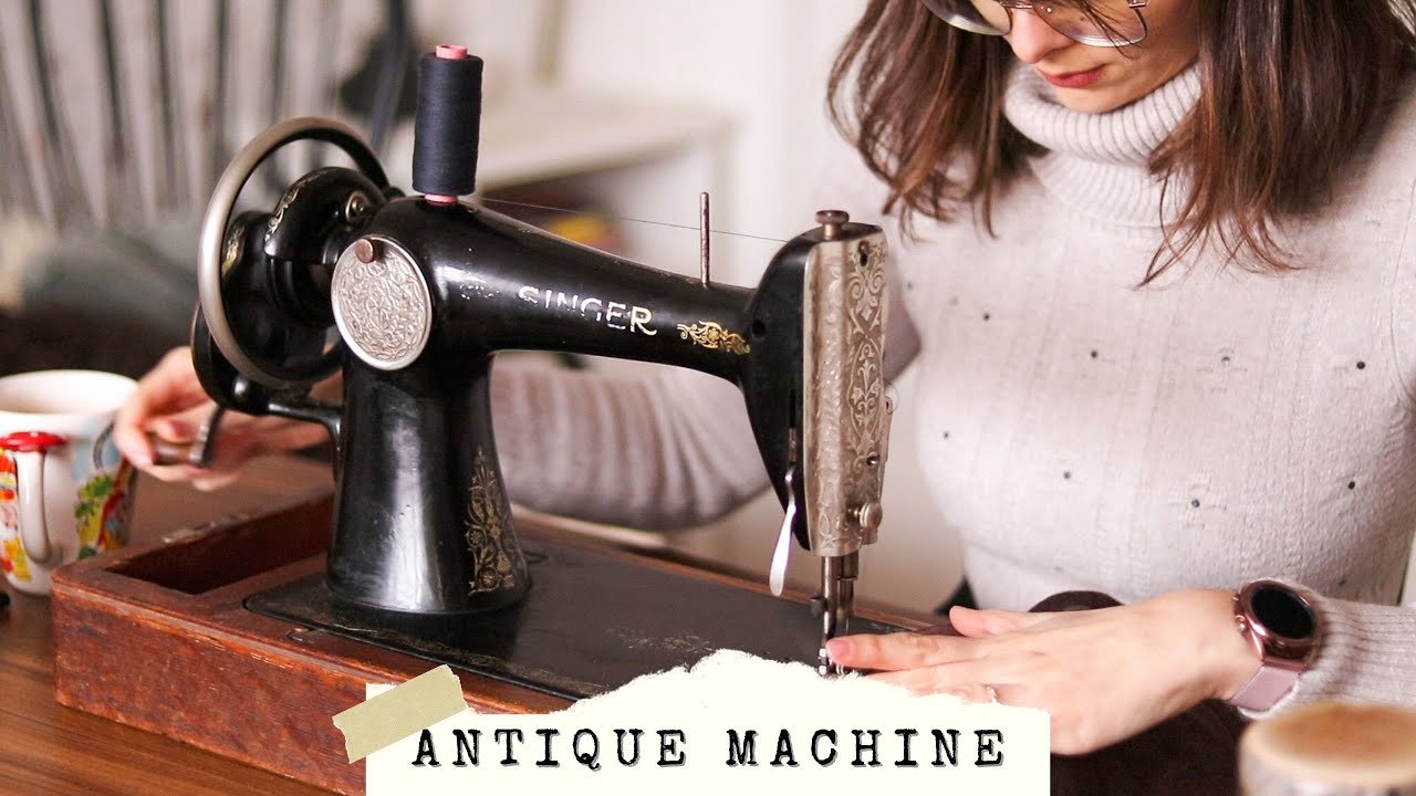 Making A Tailor's Ham On My Antique Hand-Crank Sewing Machine