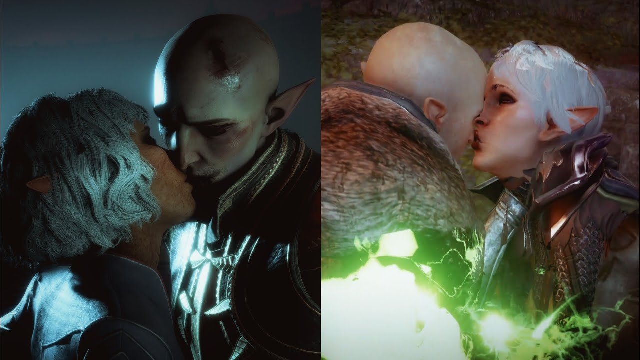 Solas and Inquisitor Lavellan parallels in dragon age veilguard & trespasser #solavellan #dragonage