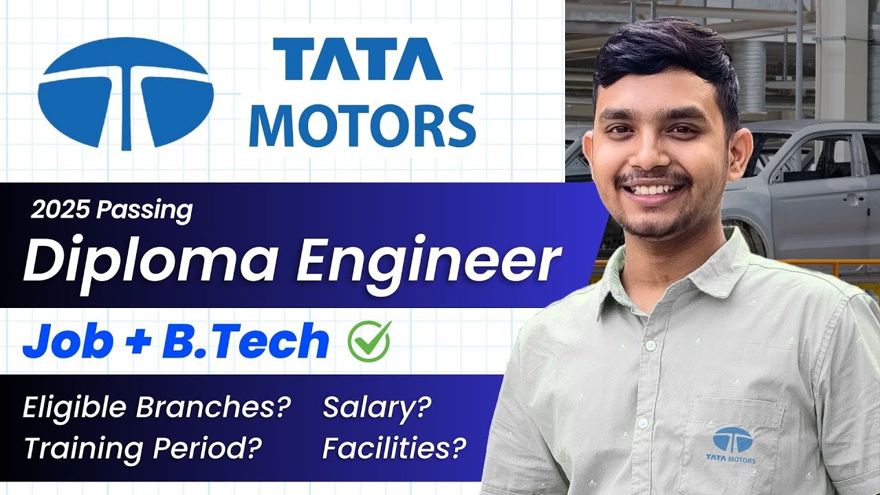 Tata Motors Diploma Engineer Hiring 2025 | Freshers Permanent Job | Manish Mahato